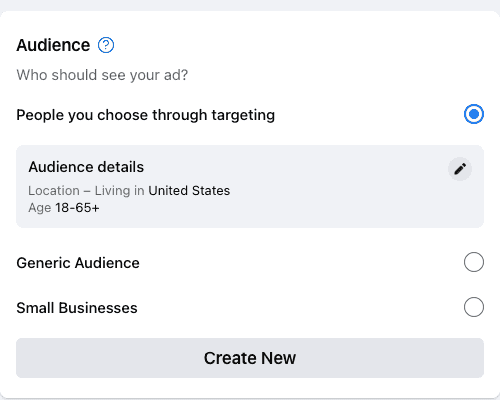 Create your audience