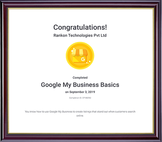 Google my business training