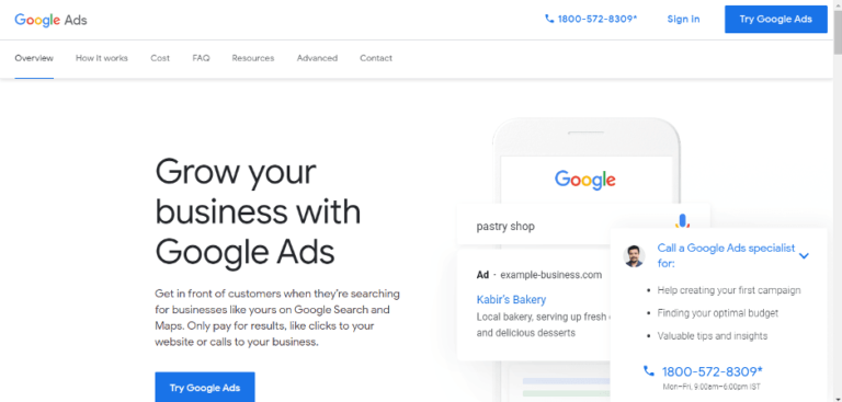 Advertise on Google
